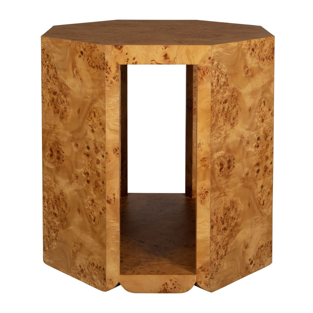 Uttermost - Side Table - Indus - Natural Poplar Burl- Union Lighting Luminaires Decor