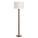 Uttermost - One Light Floor Lamp - Keros - Dark Oak Wood- Union Lighting Luminaires Decor