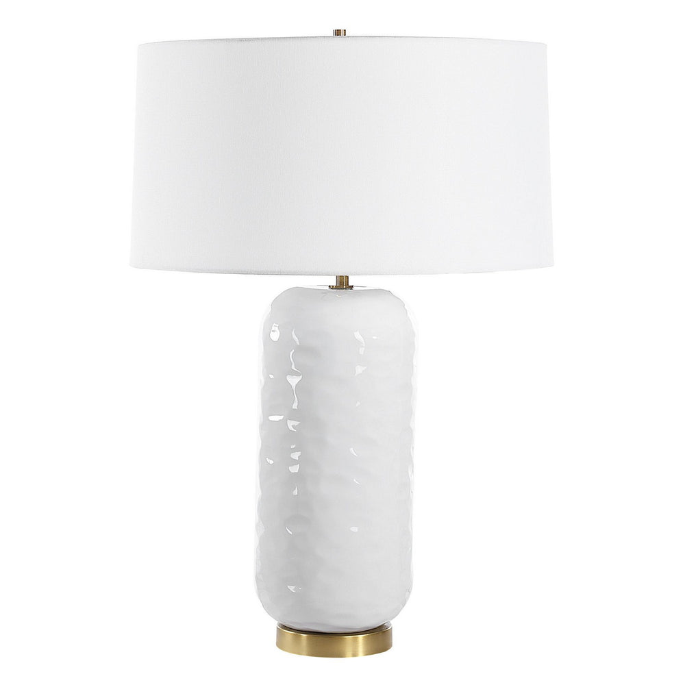 Uttermost - One Light Table Lamp - Iona - Brushed Brass- Union Lighting Luminaires Decor