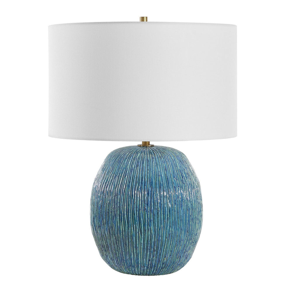 Uttermost - One Light Table Lamp - Elysia - Antique Brass- Union Lighting Luminaires Decor