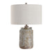 Uttermost - One Light Table Lamp - Graydon - Brushed Nickel- Union Lighting Luminaires Decor