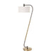 Uttermost - One Light Floor Lamp - Irwin - Antique Brass- Union Lighting Luminaires Decor