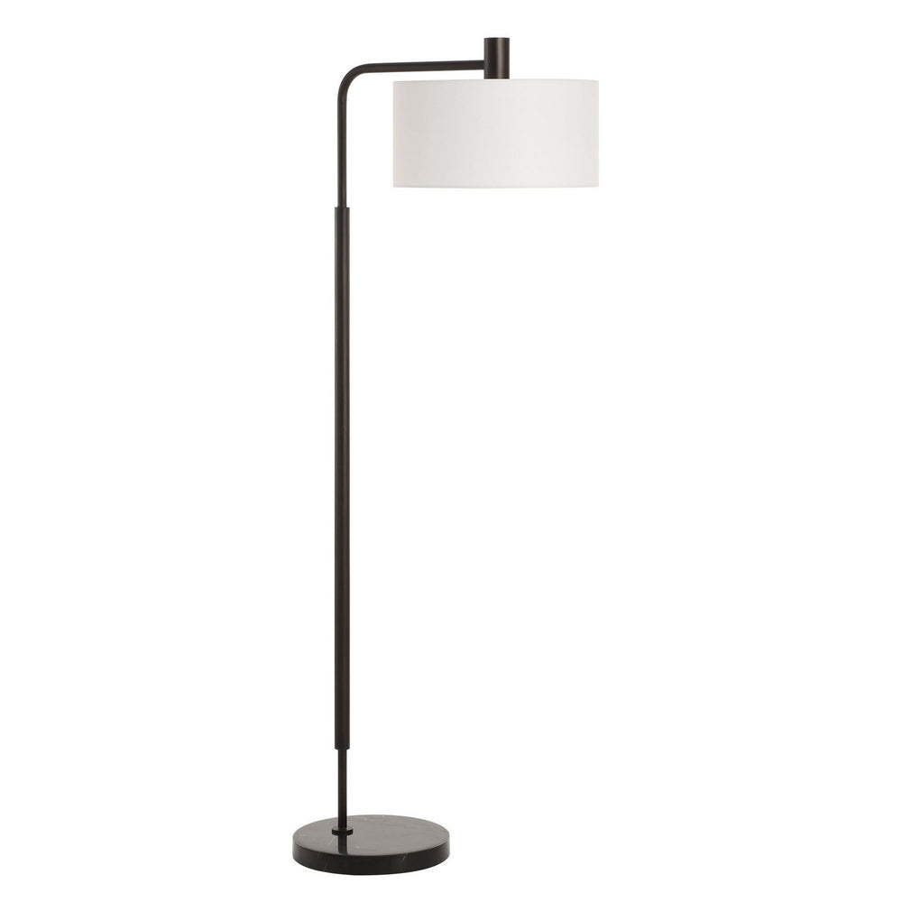 Uttermost - One Light Floor Lamp - Richie - Satin Black- Union Lighting Luminaires Decor