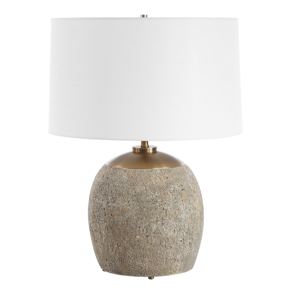 Uttermost - One Light Table Lamp - Raylan - Antique Brass- Union Lighting Luminaires Decor