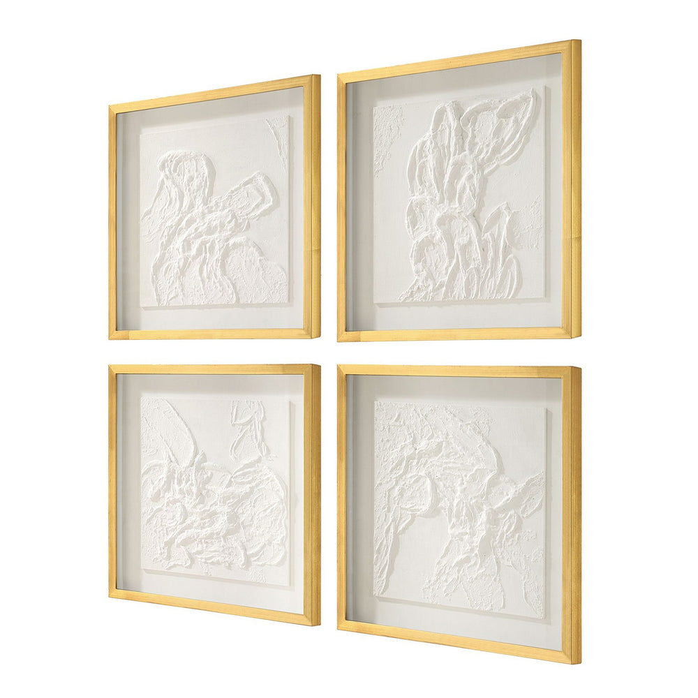 Uttermost - Wall Art - Fourfold - Light Gold- Union Lighting Luminaires Decor