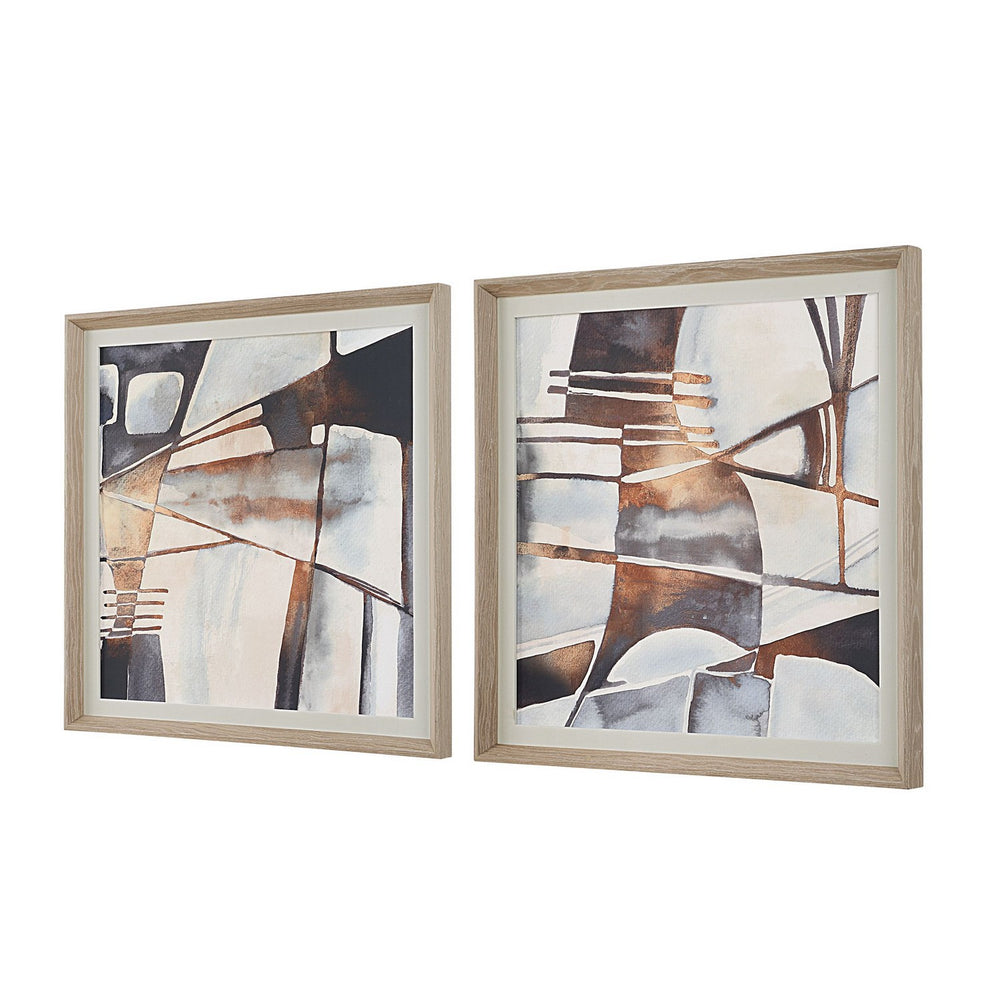Uttermost - Wall Art - Vetrina - Pine Wood- Union Lighting Luminaires Decor
