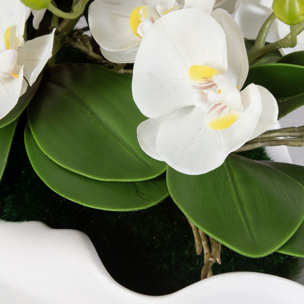 Uttermost - Centerpiece With Bowl - Opulence Orchid - Matte White- Union Lighting Luminaires Decor