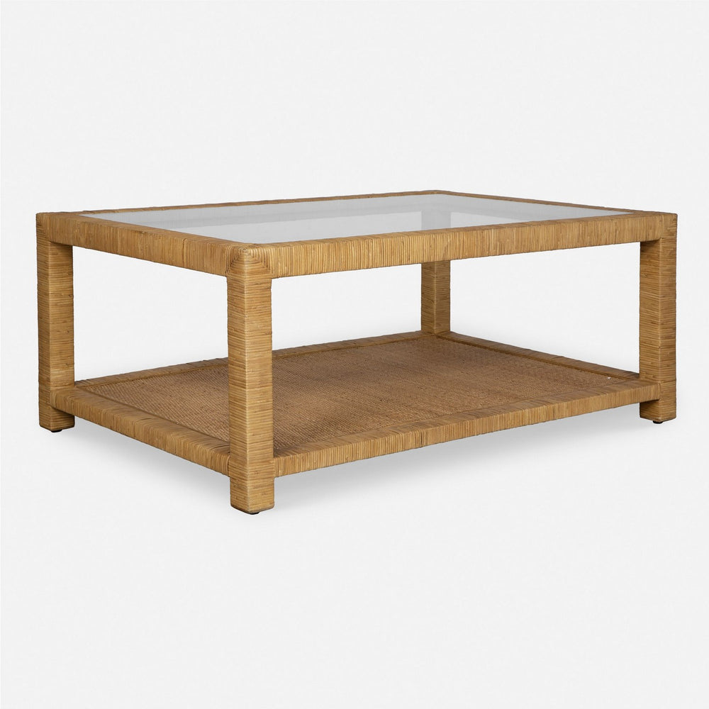 Uttermost - Coffee Table - Kensing - Natural Rattan- Union Lighting Luminaires Decor