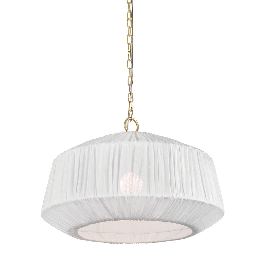 Mitzi Canada - One Light Pendant - Amanza - Aged Brass- Union Lighting Luminaires Decor
