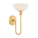 Mitzi Canada - One Light Wall Sconce - Aster - Aged Brass- Union Lighting Luminaires Decor