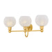 Mitzi Canada - Three Light Bath - Jerica - Aged Brass- Union Lighting Luminaires Decor
