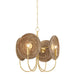Mitzi Canada - Four Light Chandelier - Ashby - Aged Brass- Union Lighting Luminaires Decor