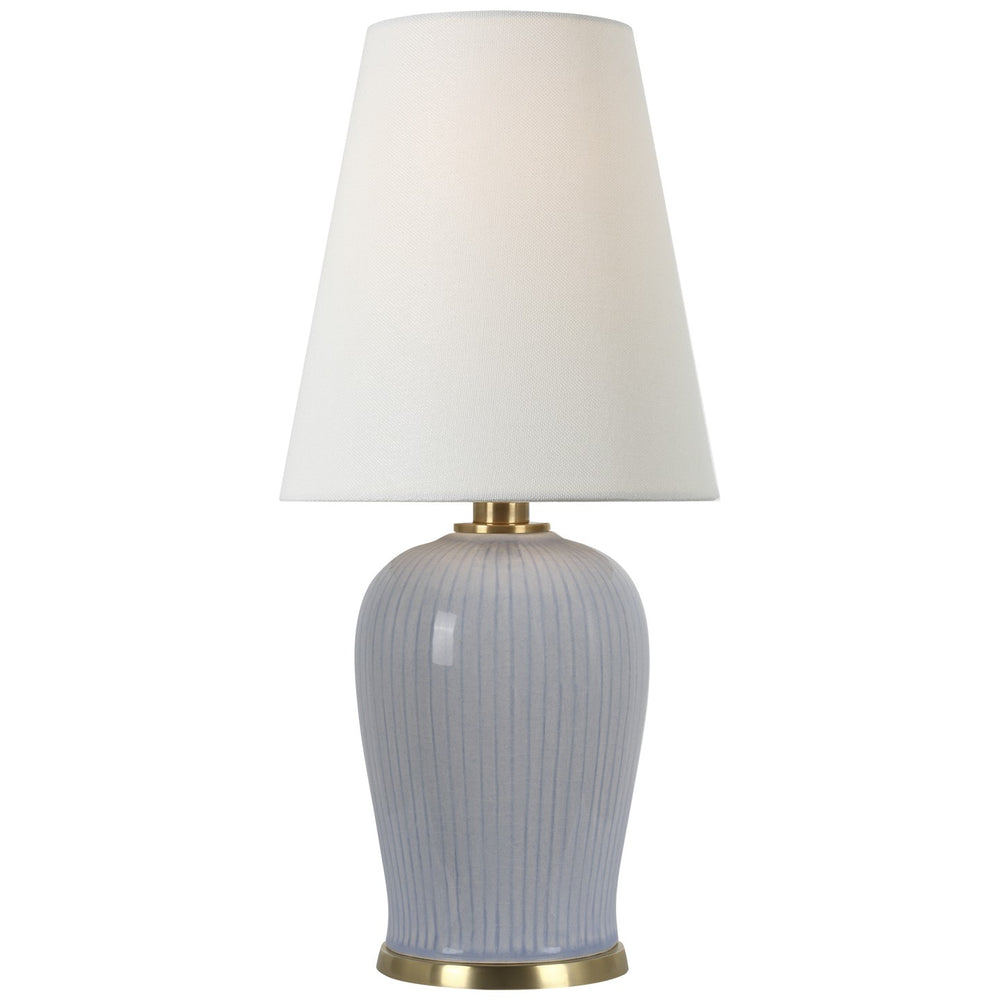 Visual Comfort Signature Canada - LED Table Lamp - Opera - Polar Blue Crackle- Union Lighting Luminaires Decor