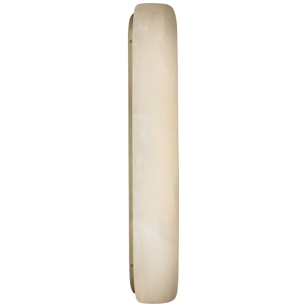 Visual Comfort Signature Canada - LED Wall Sconce - Formosa - Alabaster and Antique-Burnished Brass- Union Lighting Luminaires Decor