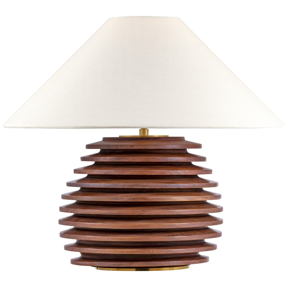 Visual Comfort Signature Canada - LED Table Lamp - Crenelle - Burnished Birch- Union Lighting Luminaires Decor