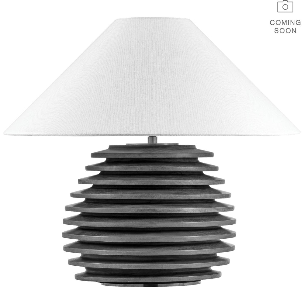 Visual Comfort Signature Canada - LED Table Lamp - Crenelle - Ebonized Birch- Union Lighting Luminaires Decor