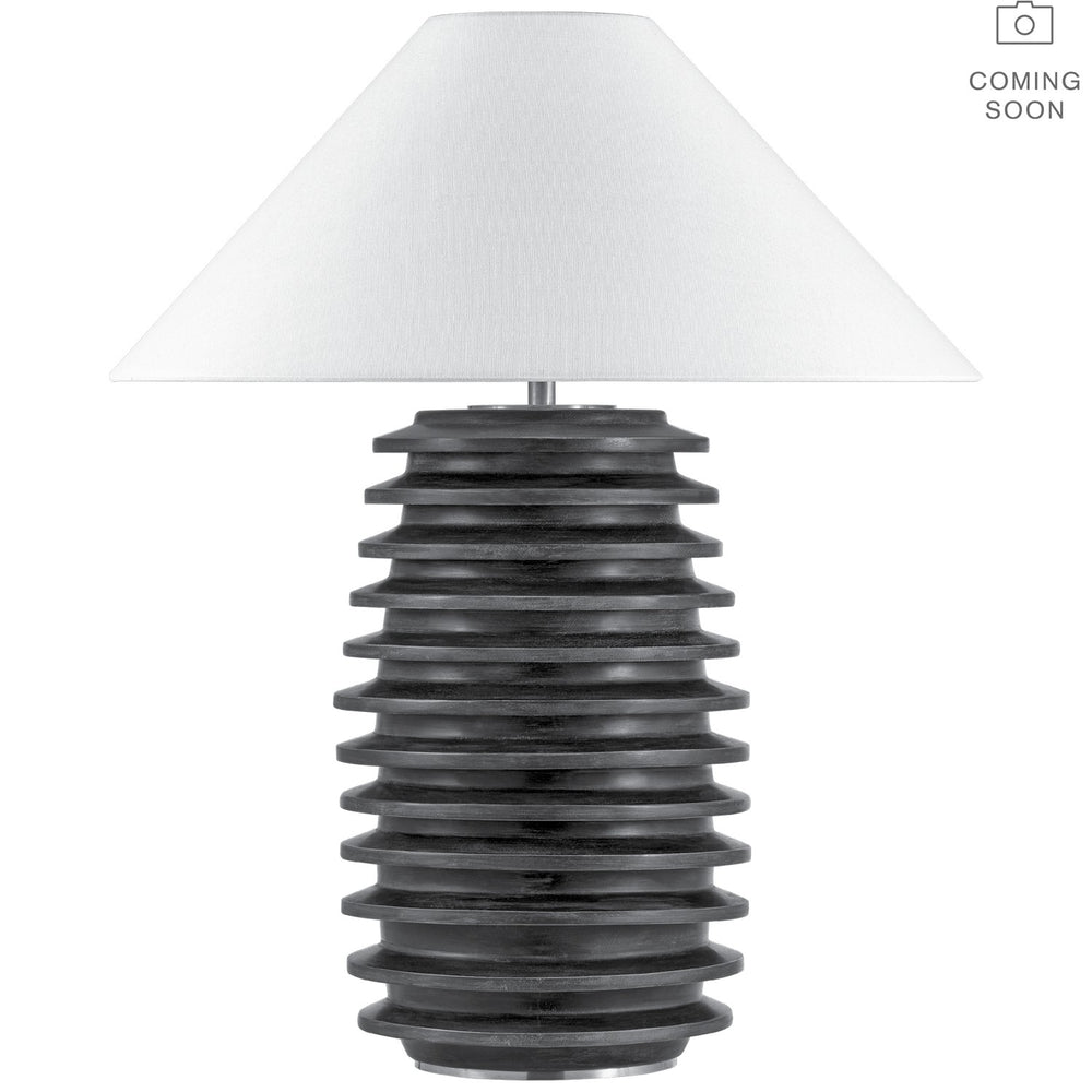 Visual Comfort Signature Canada - LED Table Lamp - Crenelle - Burnished Birch- Union Lighting Luminaires Decor