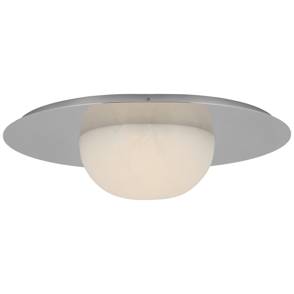 Visual Comfort Signature Canada - LED Flush Mount - Fosse - Polished Nickel- Union Lighting Luminaires Decor