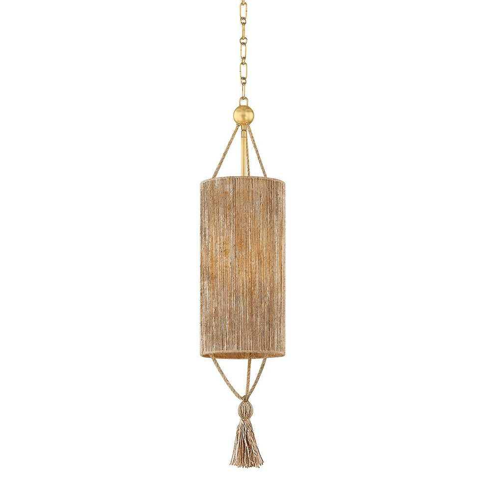 Mitzi Canada - One Light Pendant - Reyn - Aged Brass- Union Lighting Luminaires Decor
