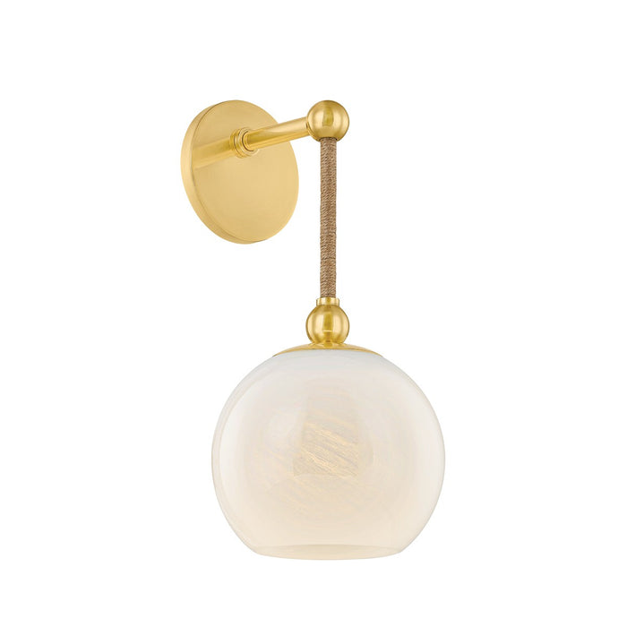 Mitzi Canada - One Light Wall Sconce - Abbie - Aged Brass- Union Lighting Luminaires Decor