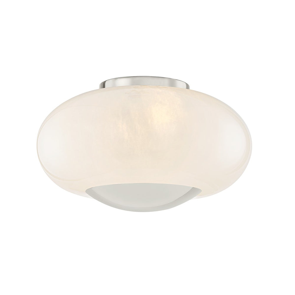Mitzi Canada - Two Light Flush Mount - Lottie - Polished Nickel- Union Lighting Luminaires Decor