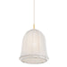 Mitzi Canada - One Light Pendant - Risa - Aged Brass- Union Lighting Luminaires Decor