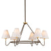 Mitzi Canada - Six Light Chandelier - Polly - Aged Brass/Bronze- Union Lighting Luminaires Decor