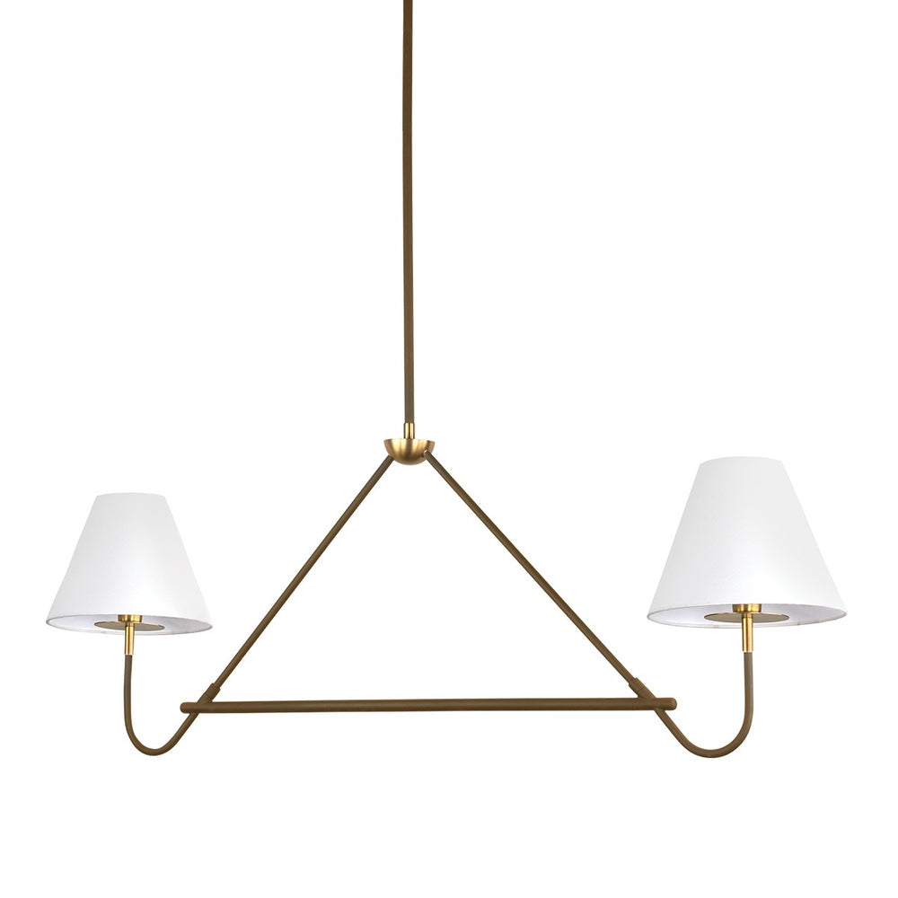 Mitzi Canada - Two Light Linear Pendant - Polly - Aged Brass/Bronze- Union Lighting Luminaires Decor