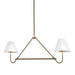 Mitzi Canada - Two Light Linear Pendant - Polly - Aged Brass/Bronze- Union Lighting Luminaires Decor