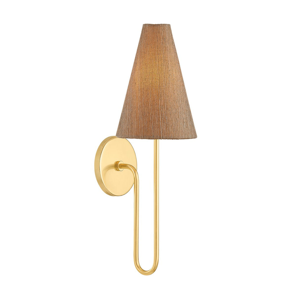 Mitzi Canada - One Light Wall Sconce - Jessel - Aged Brass- Union Lighting Luminaires Decor