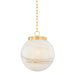 Mitzi Canada - One Light Pendant - Ambra - Aged Brass- Union Lighting Luminaires Decor