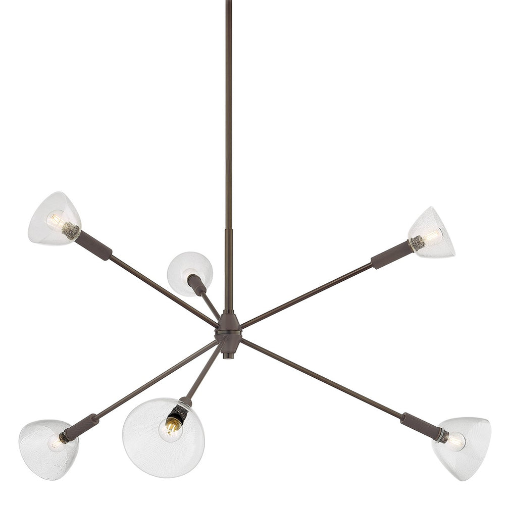 Mitzi Canada - Six Light Chandelier - Caraway - True Bronze- Union Lighting Luminaires Decor