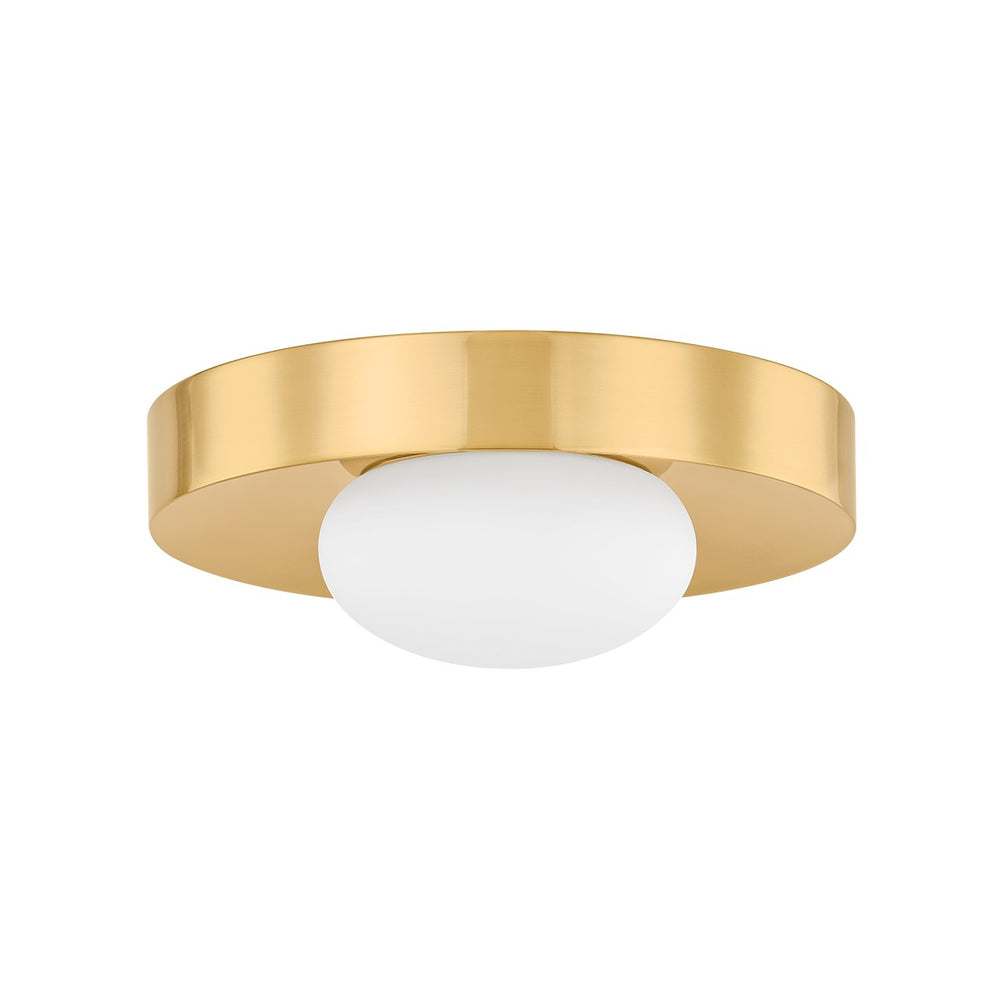 Mitzi Canada - LED Flush Mount - Pepa - Aged Brass- Union Lighting Luminaires Decor
