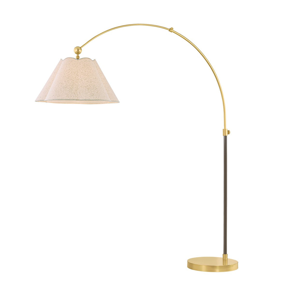 Mitzi Canada - One Light Floor Lamp - Janie - Aged Brass/True Bronze- Union Lighting Luminaires Decor