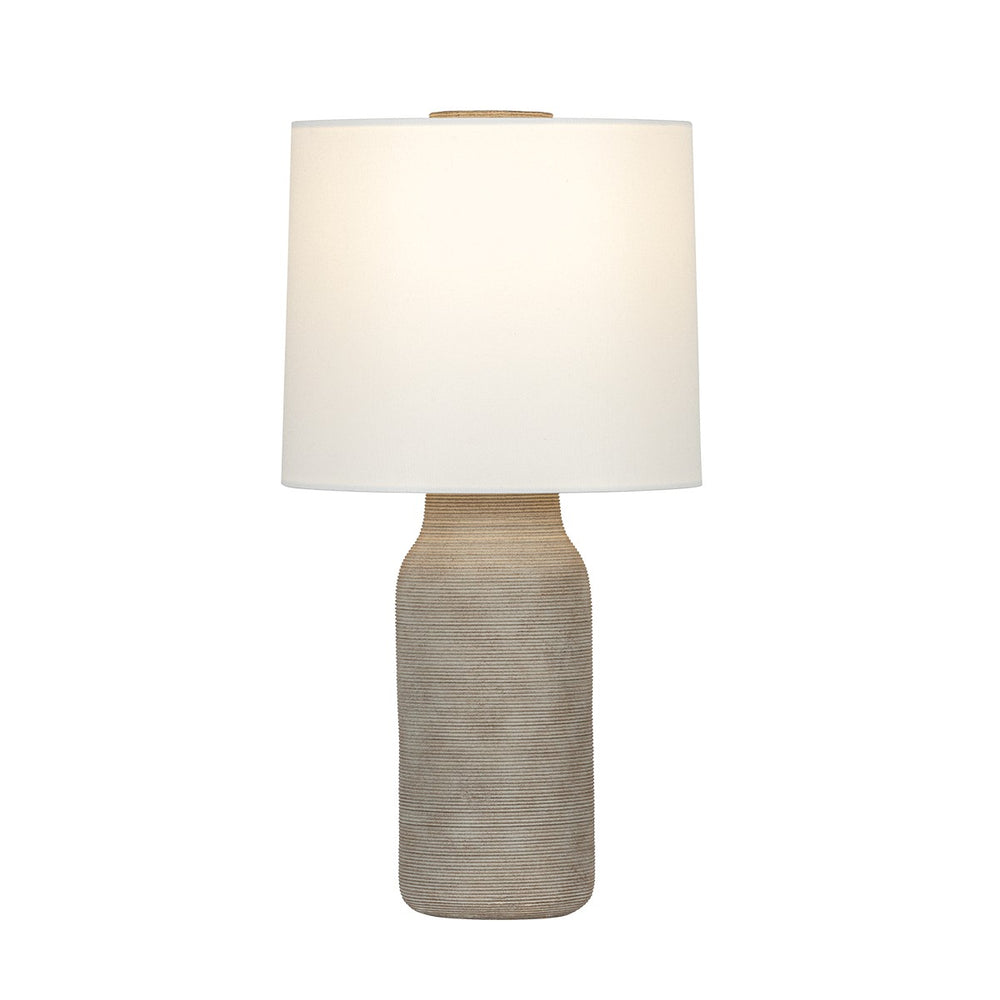 Mitzi Canada - One Light Table Lamp - Stassi - Aged Brass/Ceramic Stria Terra- Union Lighting Luminaires Decor