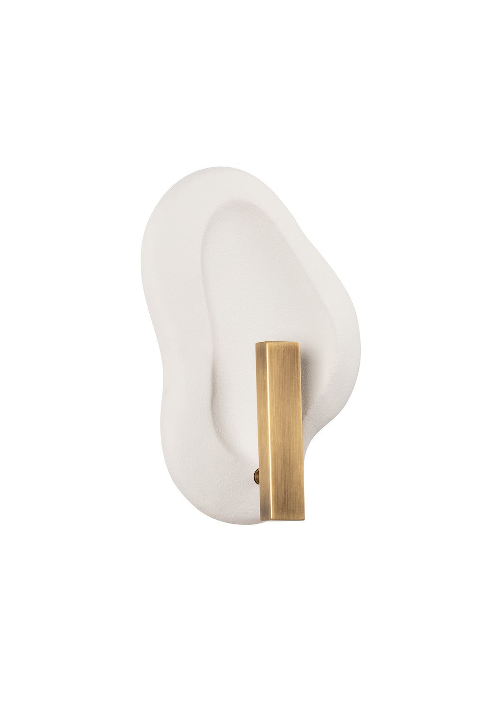 Troy Lighting Canada - LED Wall Sconce - Jura - Patina Brass/Ceramic Rustic Shell- Union Lighting Luminaires Decor