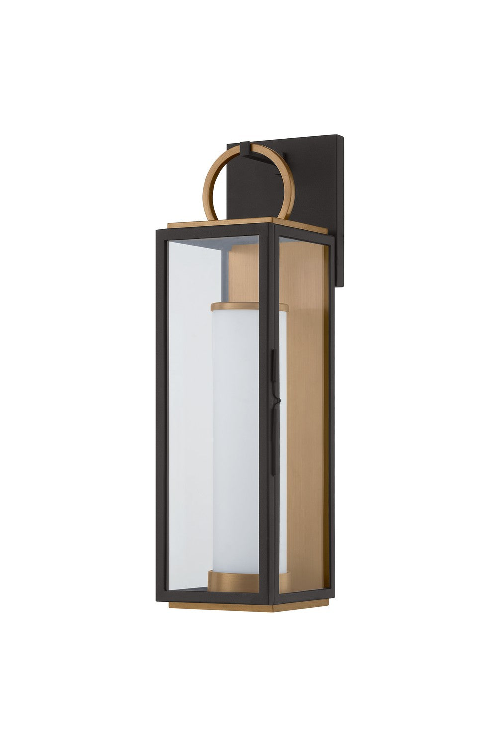 Troy Lighting Canada - LED Wall Sconce - Gareth - Patina Brass/Textured Black- Union Lighting Luminaires Decor