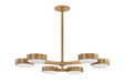 Troy Lighting Canada - Six Light Semi Flush Mount - Rory - Patina Brass- Union Lighting Luminaires Decor