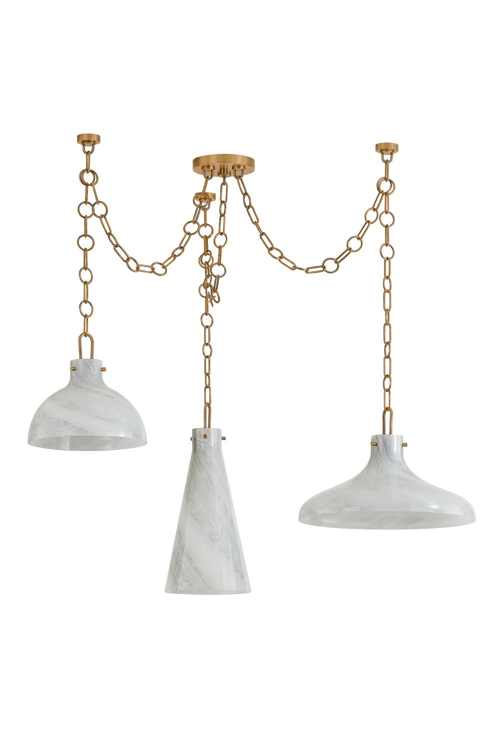 Troy Lighting Canada - Three Light Chandelier - Joaquin - Patina Brass- Union Lighting Luminaires Decor