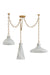 Troy Lighting Canada - Three Light Chandelier - Joaquin - Patina Brass- Union Lighting Luminaires Decor
