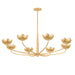 Troy Lighting Canada - Eight Light Chandelier - Arcata - Vintage Gold Leaf- Union Lighting Luminaires Decor