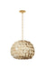 Troy Lighting Canada - One Light Pendant - Edric - Vintage Gold Leaf- Union Lighting Luminaires Decor