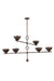 Troy Lighting Canada - Six Light Chandelier - Vishal - Black Patina Gold- Union Lighting Luminaires Decor