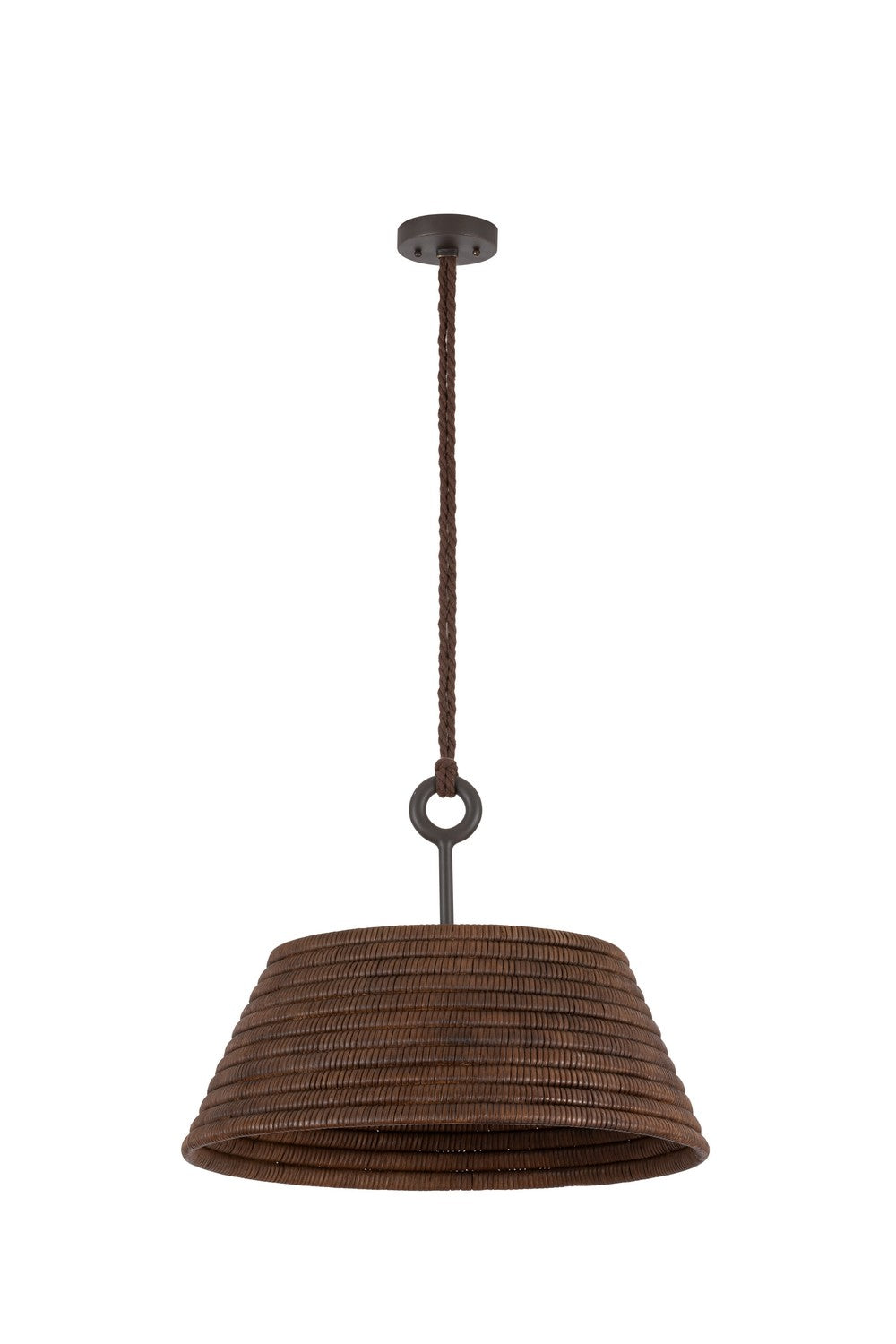 Troy Lighting Canada - One Light Pendant - Sequoia - Textured Bronze W/ Highlight- Union Lighting Luminaires Decor
