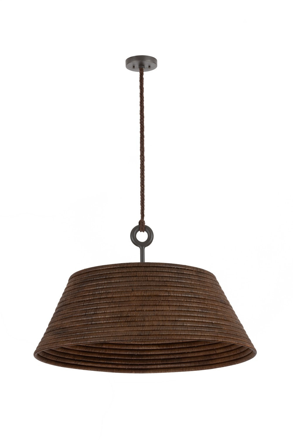 Troy Lighting Canada - One Light Pendant - Sequoia - Textured Bronze W/ Highlight- Union Lighting Luminaires Decor