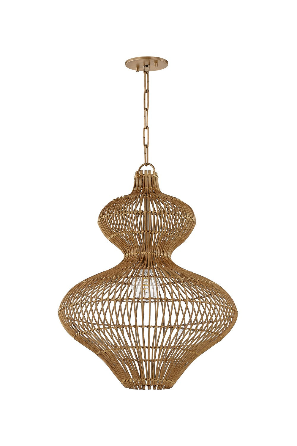 Troy Lighting Canada - One Light Pendant - Irvine - Patina Brass- Union Lighting Luminaires Decor