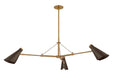 Troy Lighting Canada - Three Light Chandelier - Andersen - Patina Brass/Bronze- Union Lighting Luminaires Decor