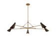 Troy Lighting Canada - Five Light Chandelier - Andersen - Patina Brass/Bronze- Union Lighting Luminaires Decor
