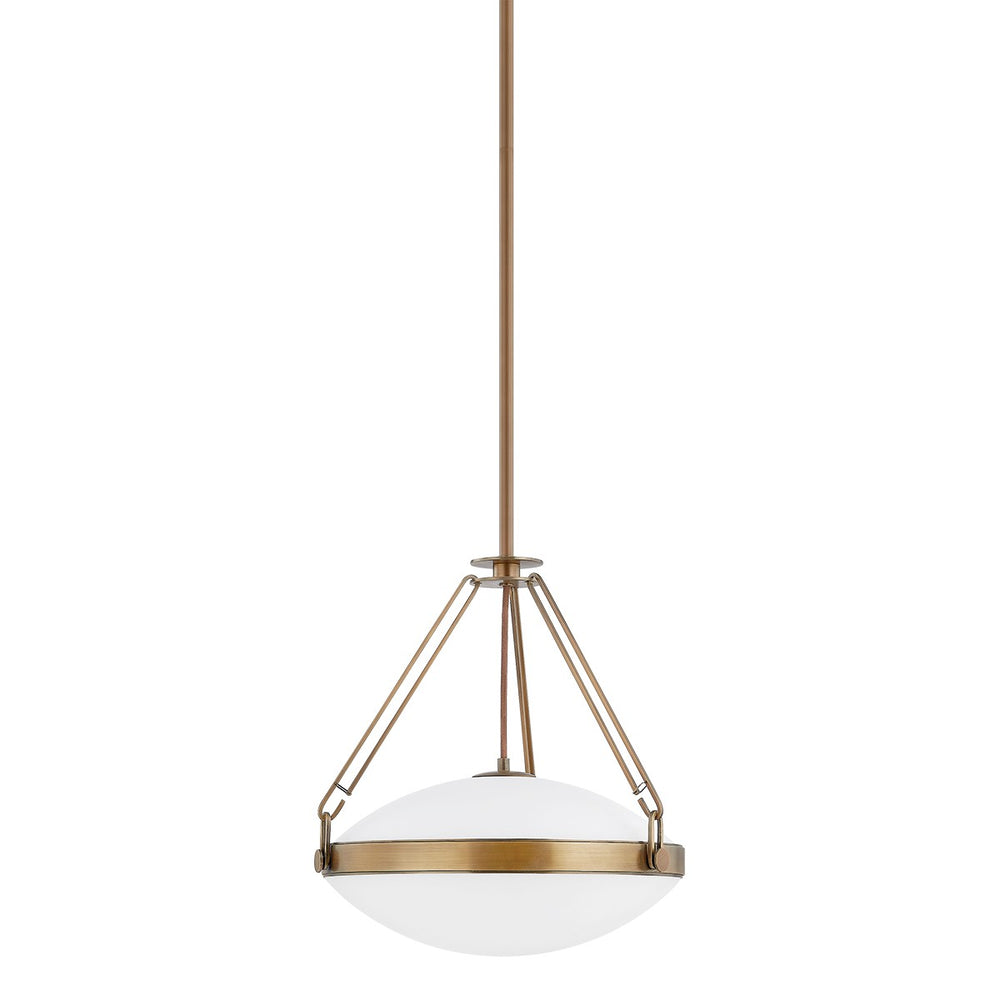 Troy Lighting Canada - One Light Pendant - Kade - Patina Brass- Union Lighting Luminaires Decor