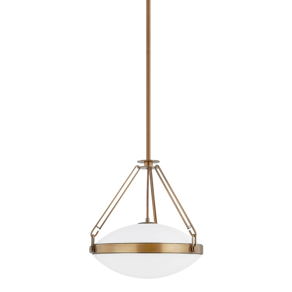 Troy Lighting Canada - One Light Pendant - Kade - Patina Brass- Union Lighting Luminaires Decor
